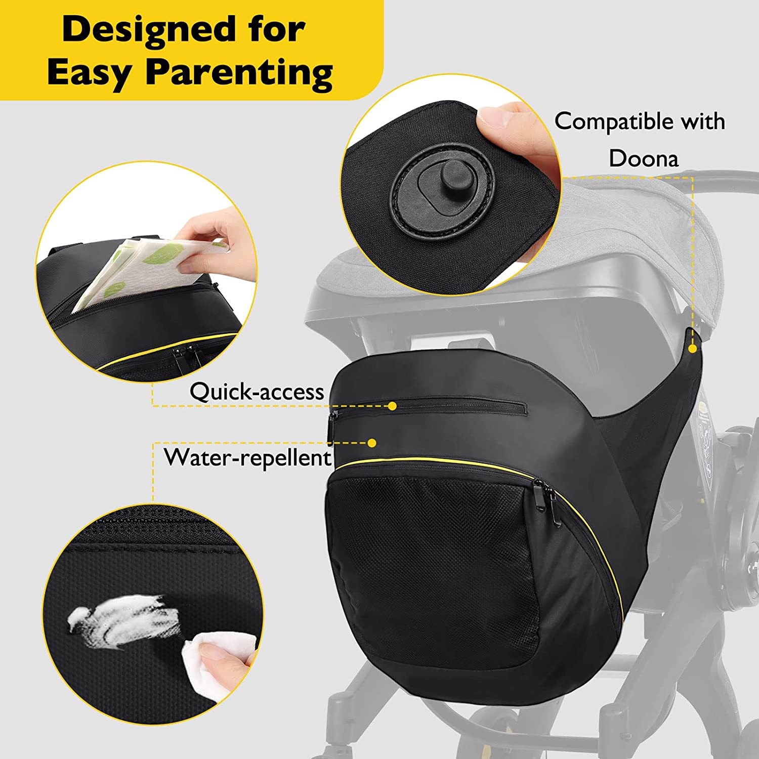 รถเข็นเด็กกระเป๋าเก็บรถเด็กที่ - Travel Accessories For 3 Year Old บทวิจารณ์และราคา