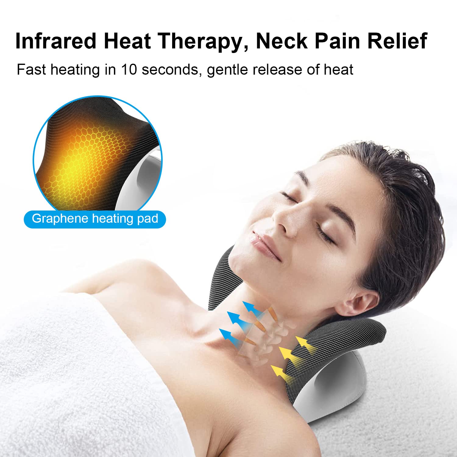 ปลอกหมอนบำบัดด้วยความร้อนสำหรั - Neck Pillow Memory Foam บทวิจารณ์และราคา