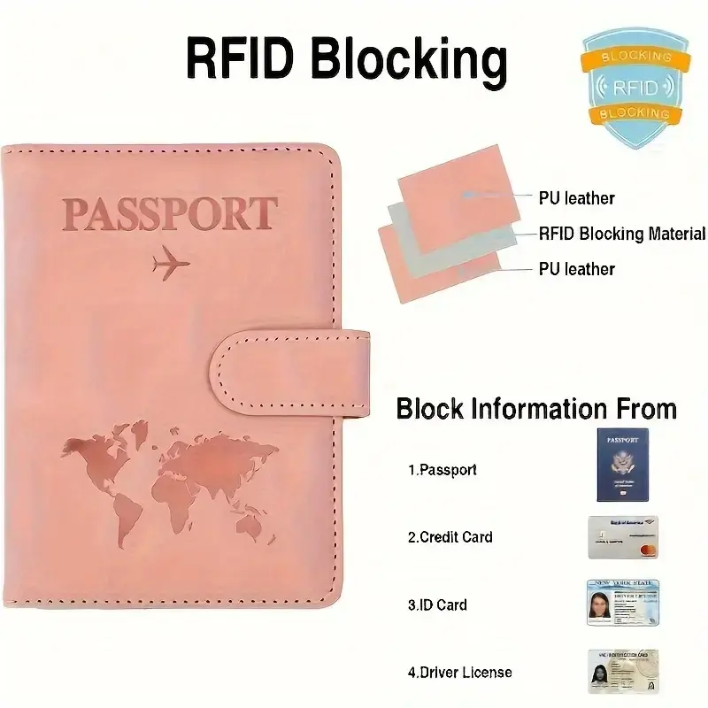 ที่ใส่พาสปอร์ตสำหรับเดินทางแบบ - Travel Accessories Rfid บทวิจารณ์และราคา