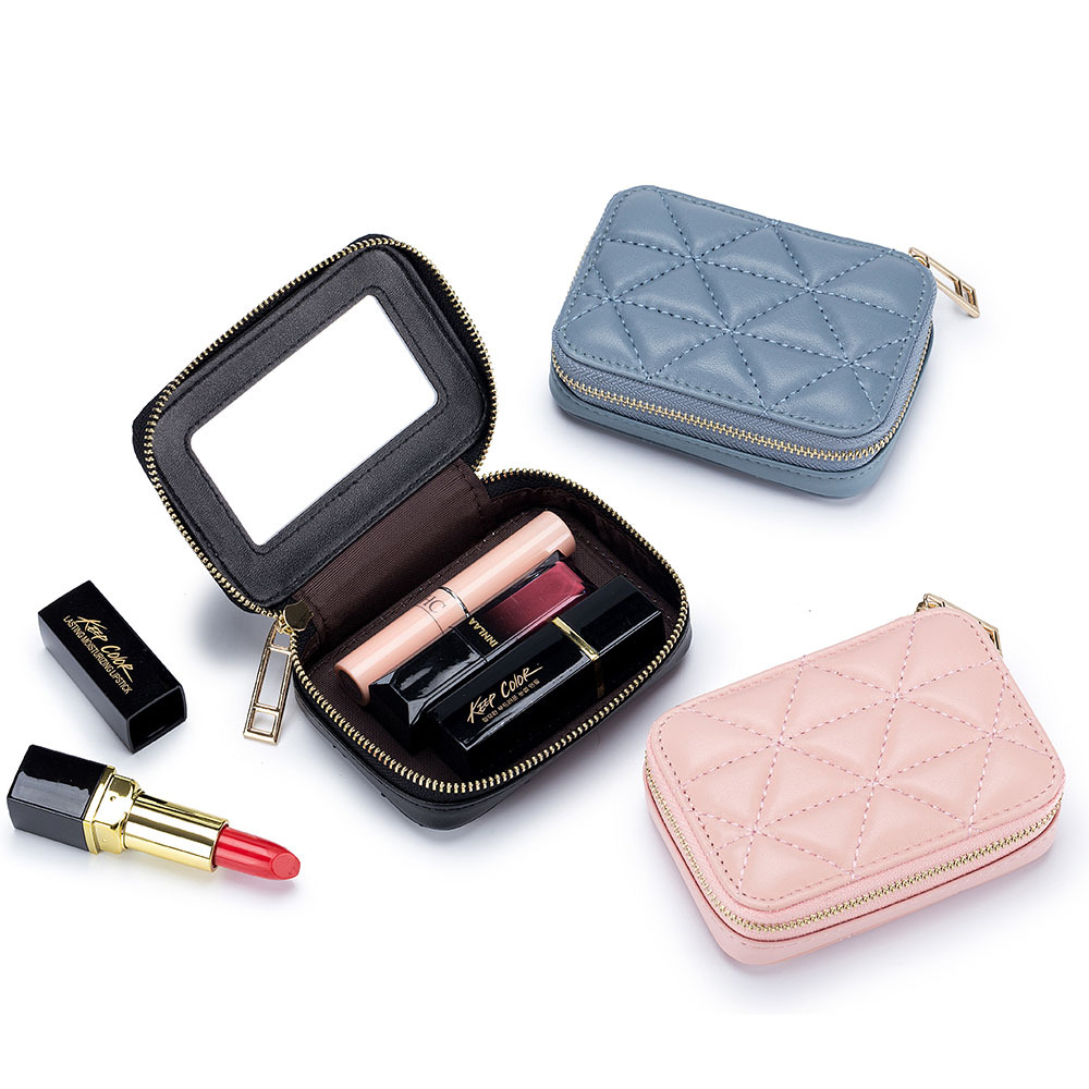 ใหม่ PU ลิปสติกถุงเก็บกระเป๋าก - Travel Ziplock Bags บทวิจารณ์และราคา