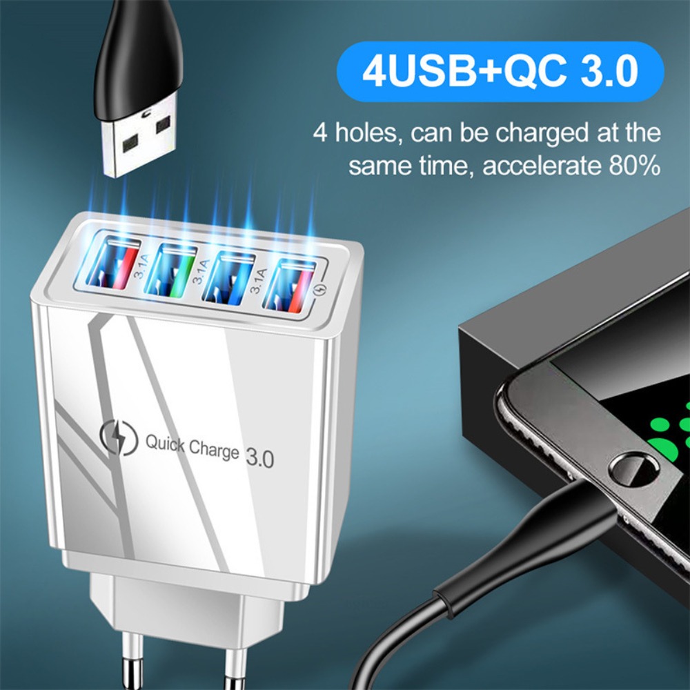 Quick Charge 3.0 EU US Plug US - Travel Accessories Iphone บทวิจารณ์และราคา