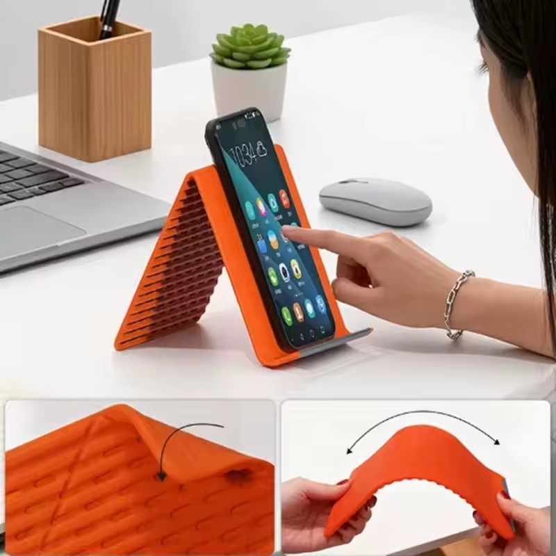 ขาตั้งโทรศัพท์แบบพกพาซิลิโคนสำ - Travel Accessories Holder บทวิจารณ์และราคา